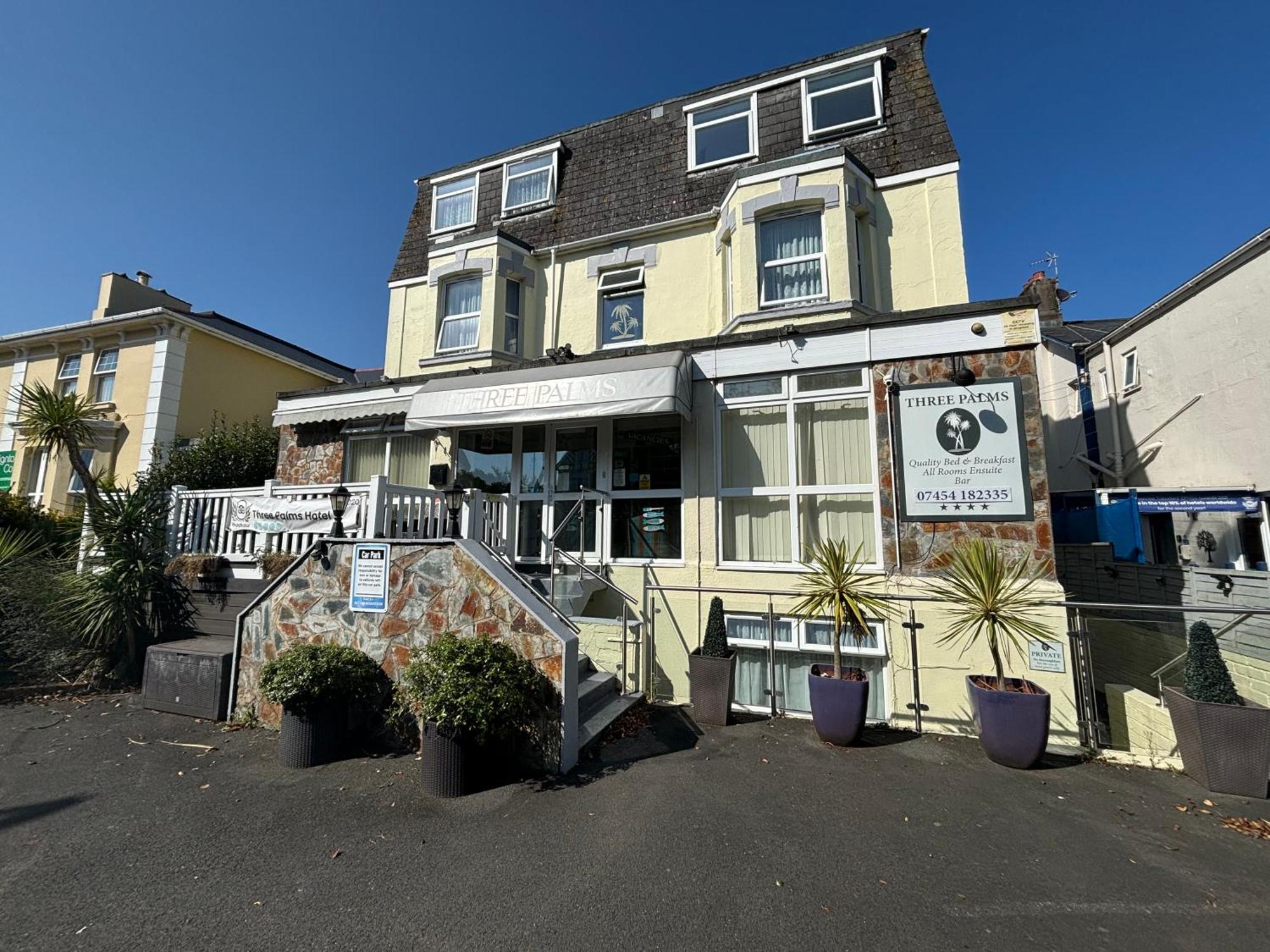 Three Palms Hotel Paignton Bagian luar foto